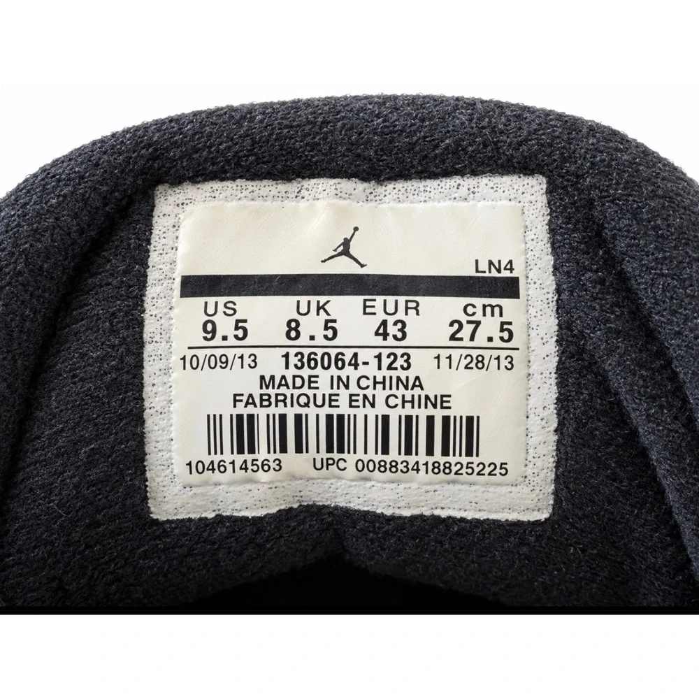 Air Jordan 3 Retro Infrared 23 White Black Cement 136064-123 Mens Size 9.5